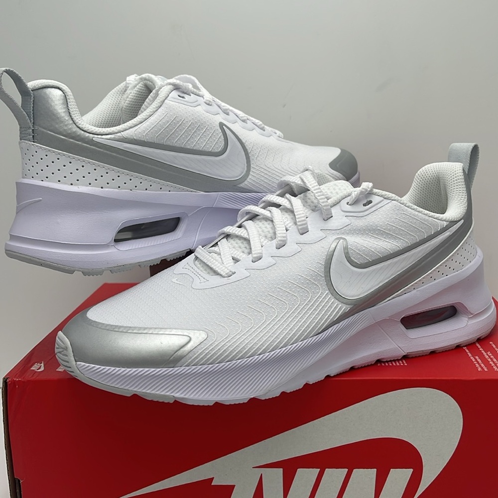 Nike WMNS Air Max Nuaxis
White/Pure Platinum/Metallic
Silver/White
HF1233-101 - Picture 8 of 16